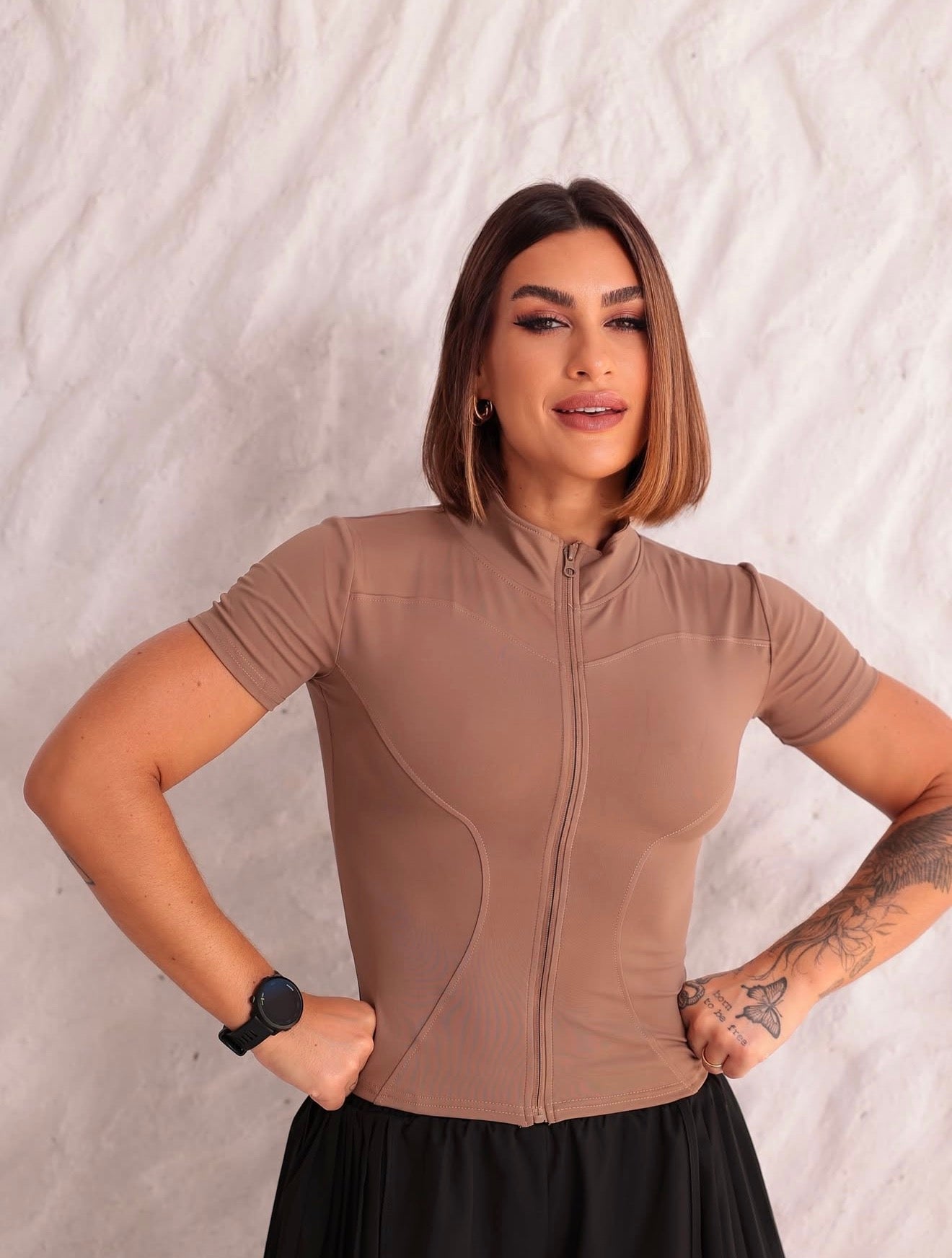 Colete Urban Zip - C/Manga