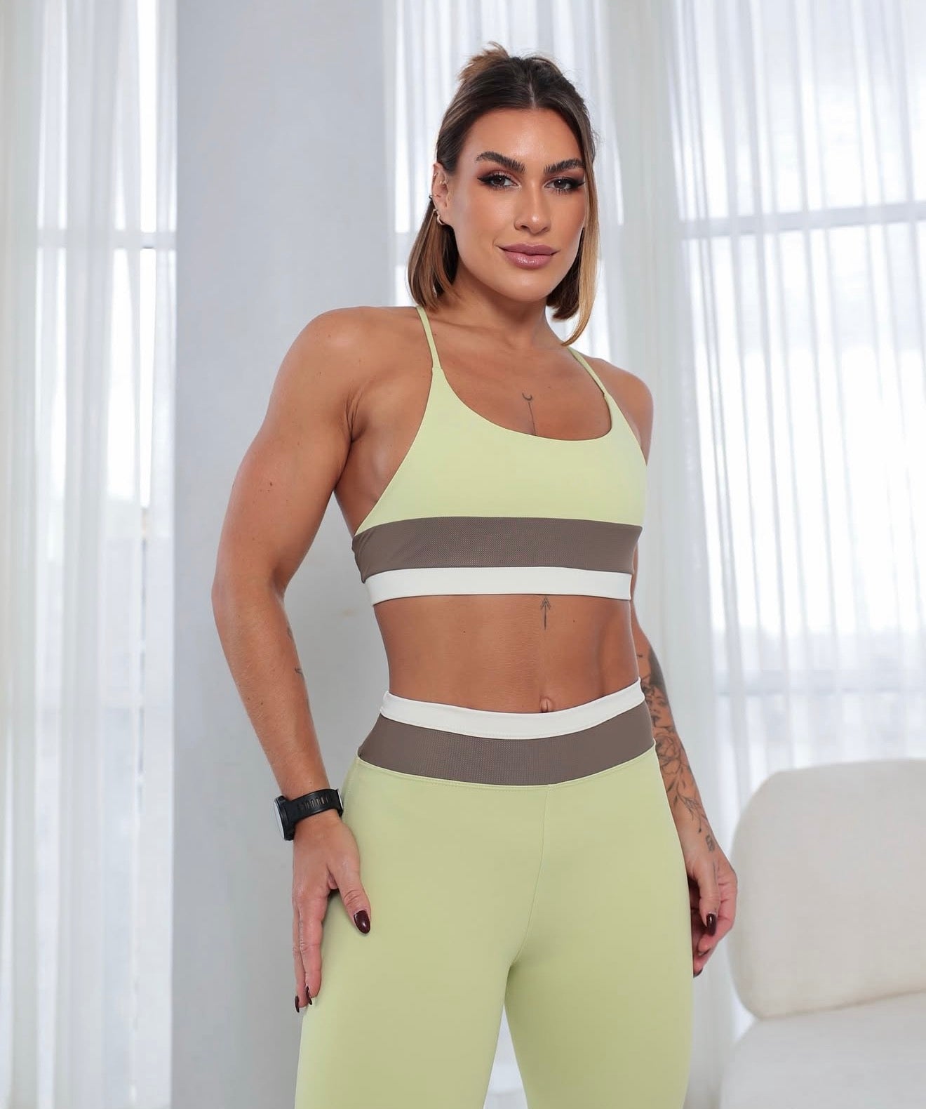 Conjunto legging Color Block