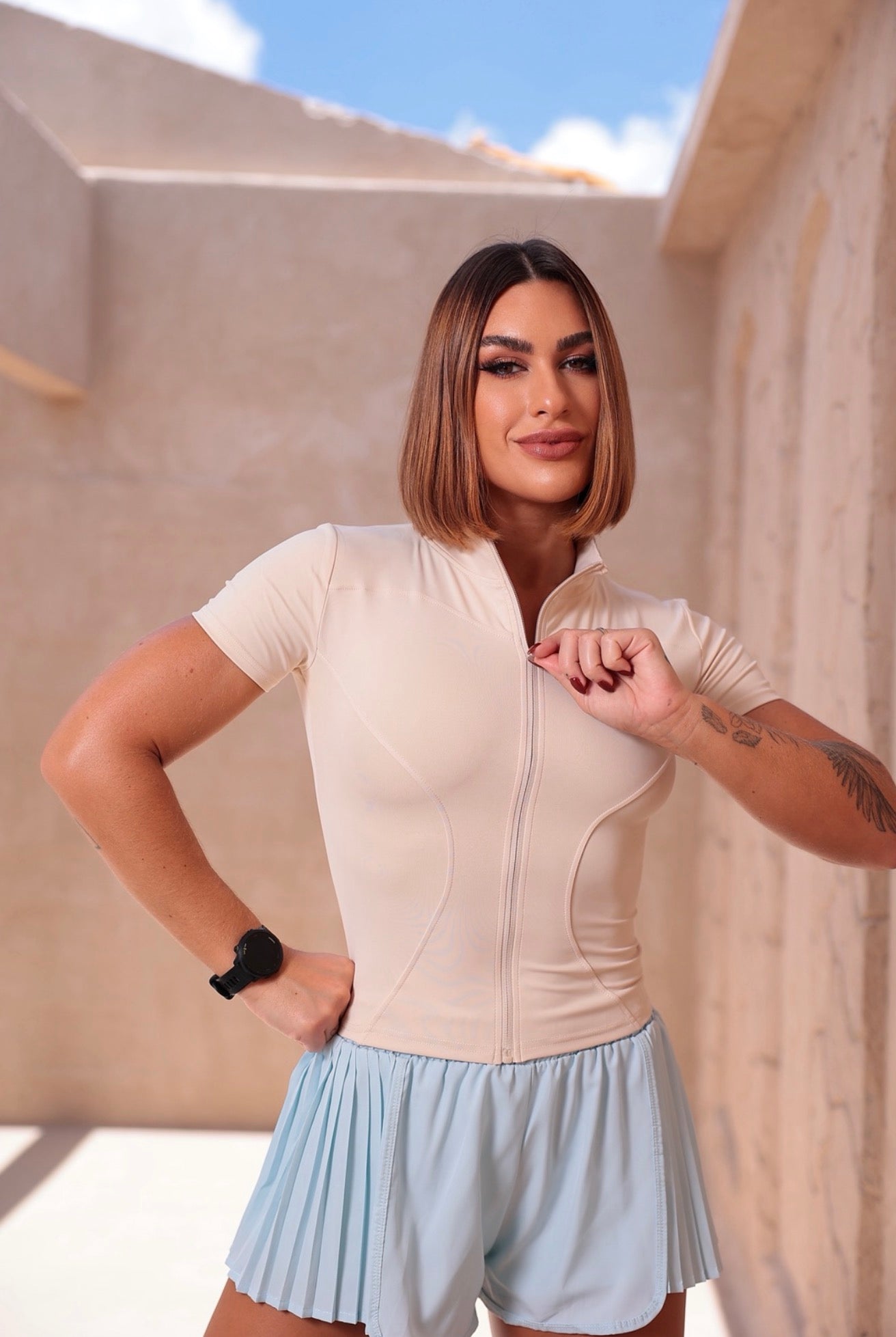 Colete Urban Zip - C/Manga