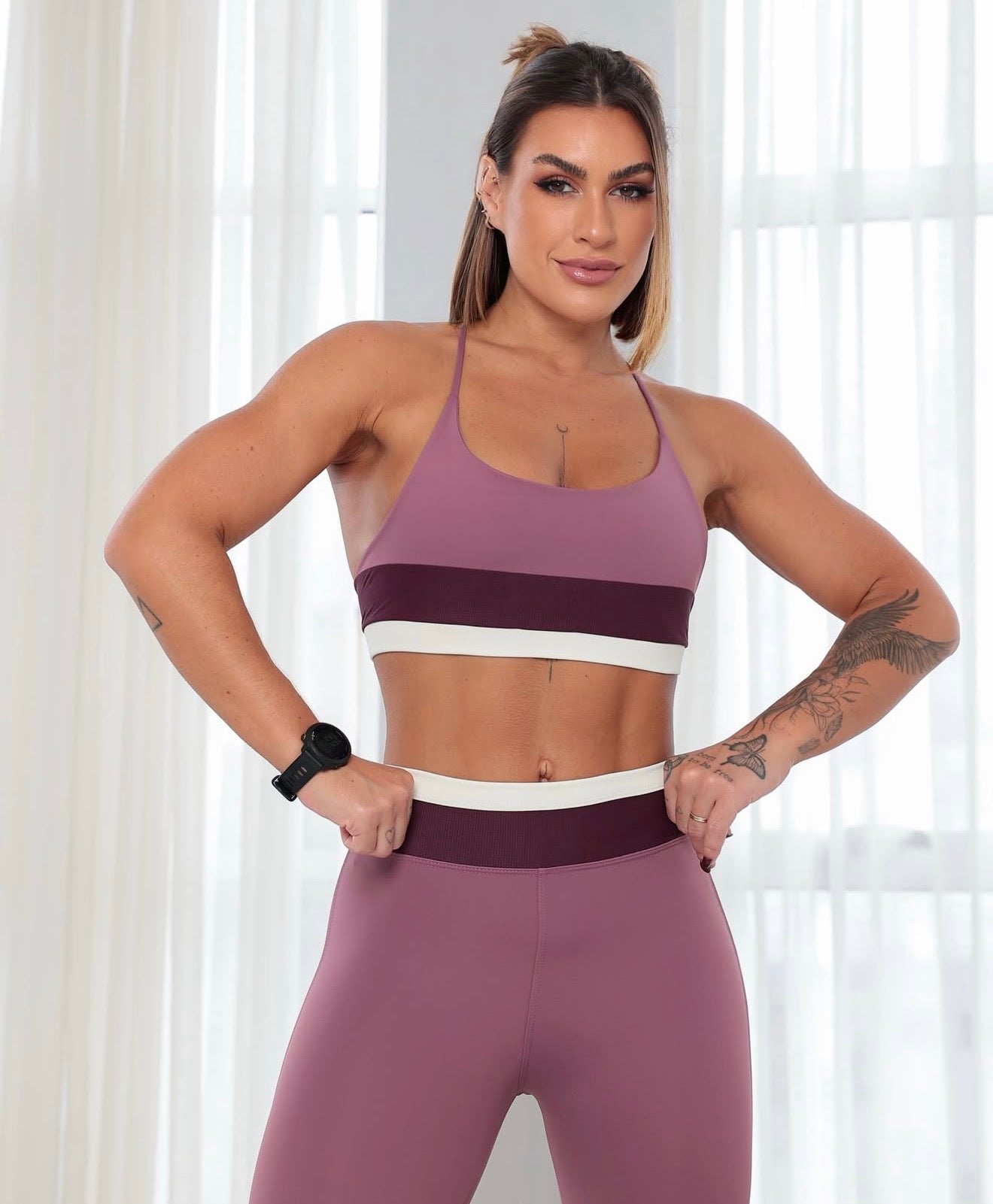 Conjunto legging Color Block