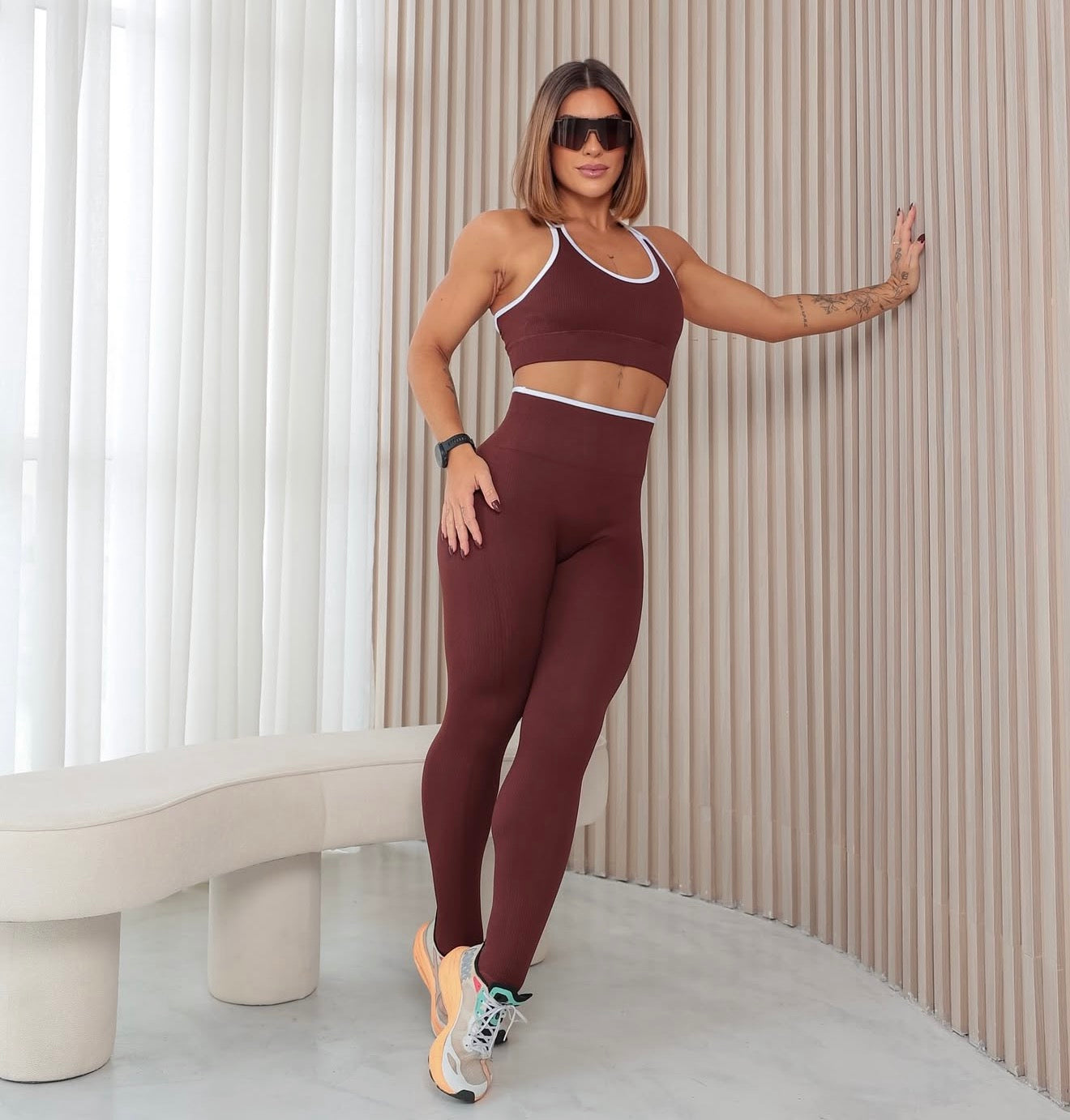 Conjunto Legging Dual Tone